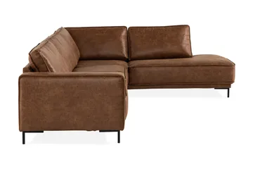 Akron 2,5-personers Sofa med Chaiselong Højre Læder - Møbler - Sofaer - Lædersofaer