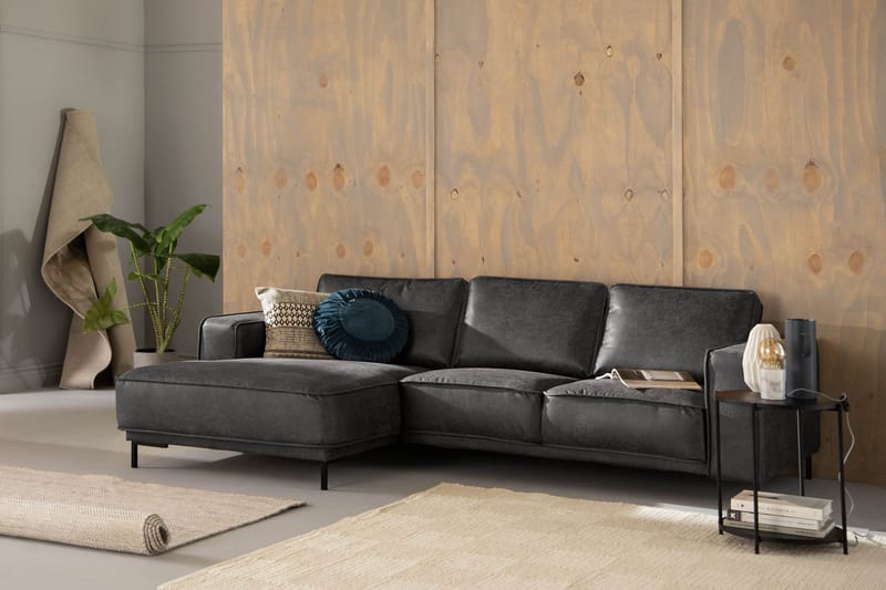 Akron 2-pers. Sofa med Diva venstre bonded læder - Møbler - Sofaer - Lædersofaer