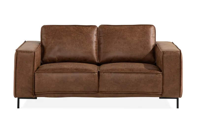 Akron 2-pers. sofa bonded læder, undefined