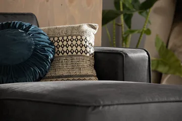 Akron 2-pers. Sofa med Diva højre bondedlæder - Møbler - Sofaer - Lædersofaer