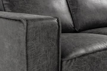 Akron 2-pers. Sofa med Diva venstre bonded læder - Møbler - Sofaer - Lædersofaer