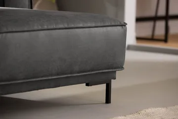 Akron 2-pers. Sofa med Diva højre bondedlæder - Møbler - Sofaer - Lædersofaer