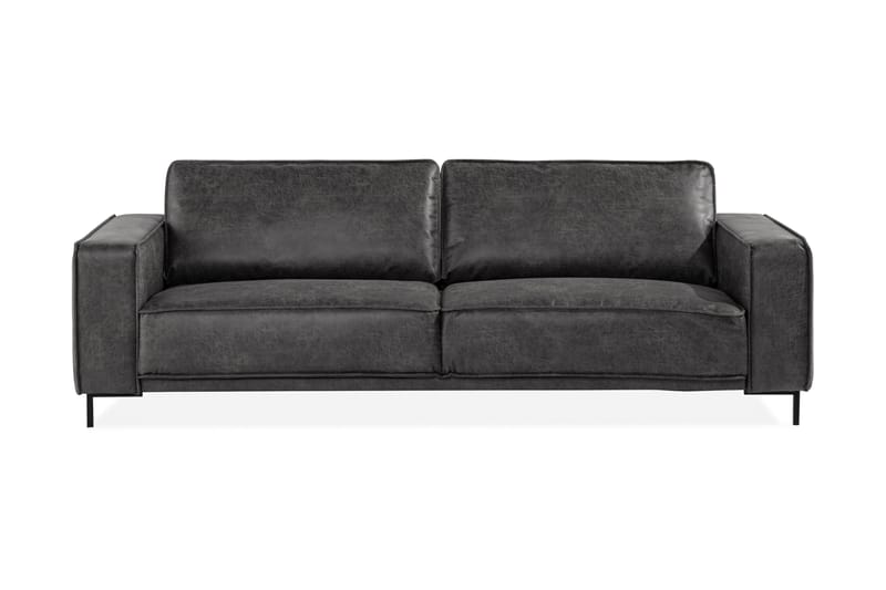 Akron 3-pers. sofa bonded læder, undefined