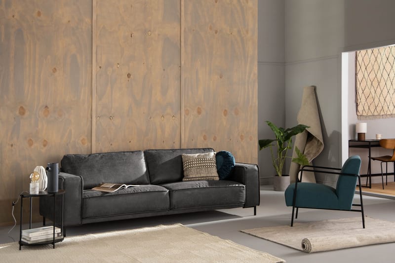 Akron 3-pers. sofa bonded læder - Møbler - Sofaer - Lædersofaer