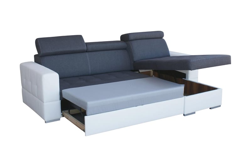 Azalea Sovesofa med diva 265x175x101 cm - Møbler - Sofaer - Lædersofaer