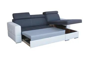 Azalea Sovesofa med diva 265x175x101 cm - Møbler - Sofaer - Lædersofaer