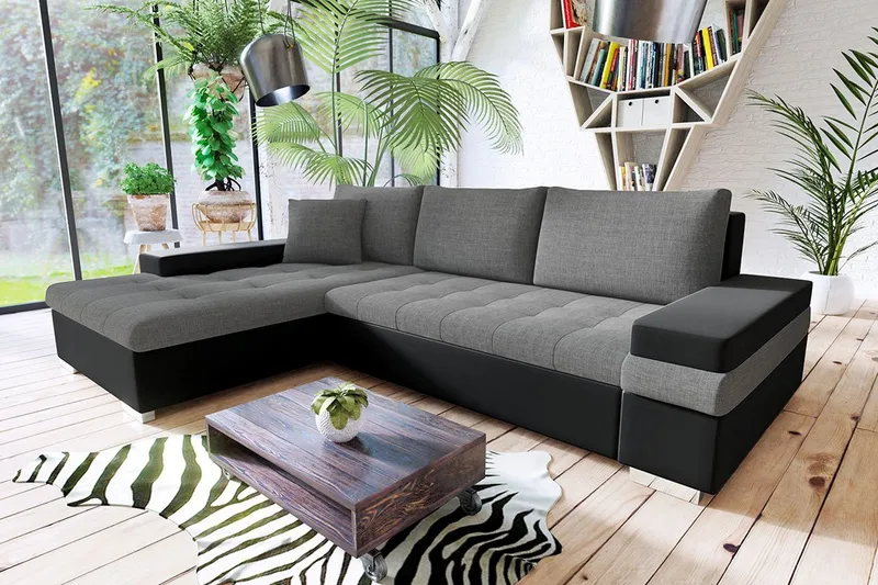 Bangkok Sovesofa med diva 274x182x83 cm - Møbler - Sofaer - Lædersofaer