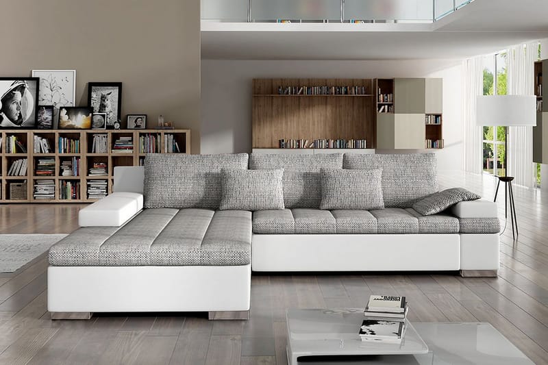 Bangkok Sovesofa med diva 310x175x83 cm - Møbler - Sofaer - Lædersofaer