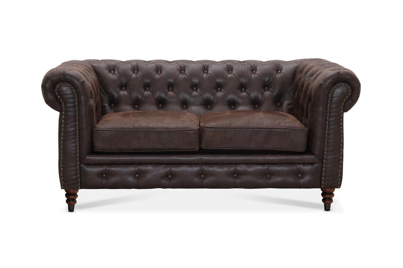 Cambridge 2-pers Sofa - Brun - Møbler - Sofaer - Lædersofaer