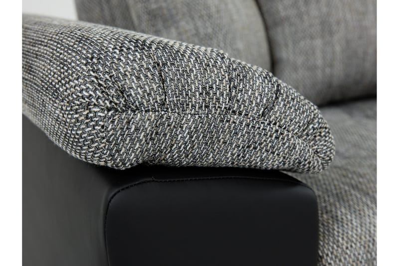 Camior Chaiselong Sovesofa 4-pers Højre Kunstlæder - Brun/Beige - Møbler - Sofaer - Lædersofaer