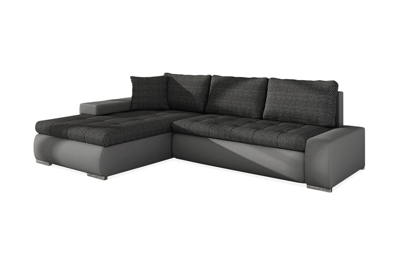 Cerys Sovesofa med diva 265x185x85 cm - Møbler - Sofaer - Lædersofaer