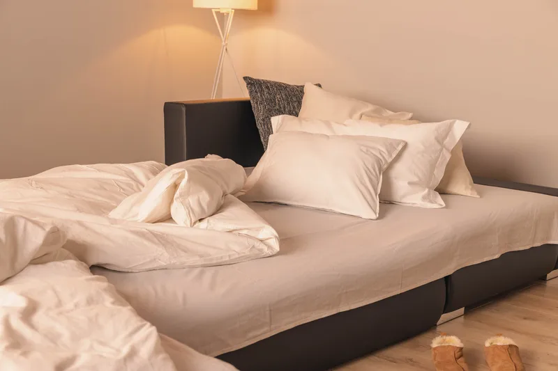 Cillo U-Sovesofa Vendbar Kunstlæder - Sort/Mørkegrå - Møbler - Sofaer - Lædersofaer