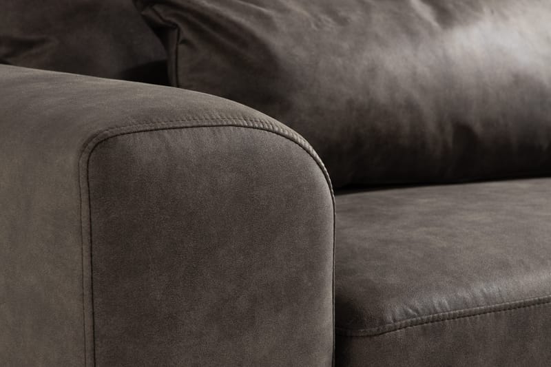 Copenhagen 2-personers Sofa i Kunstlæder - Mørkegrå - Møbler - Sofaer - Lædersofaer