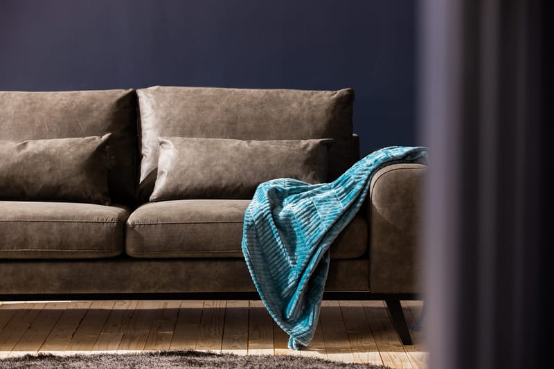 Copenhagen 2-personers Sofa i Kunstlæder - Mørkegrå - Møbler - Sofaer - Lædersofaer