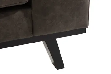 Copenhagen 3-personers Sofa i Kunstlæder - Mørkegrå - Møbler - Sofaer - Lædersofaer