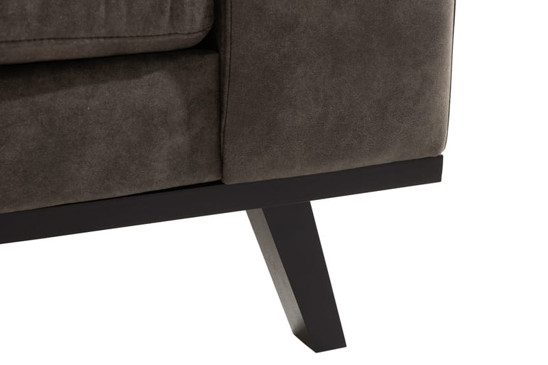 Copenhagen 4-personers Sofa i Kunstlæder - Mørkegrå - Møbler - Sofaer - Lædersofaer