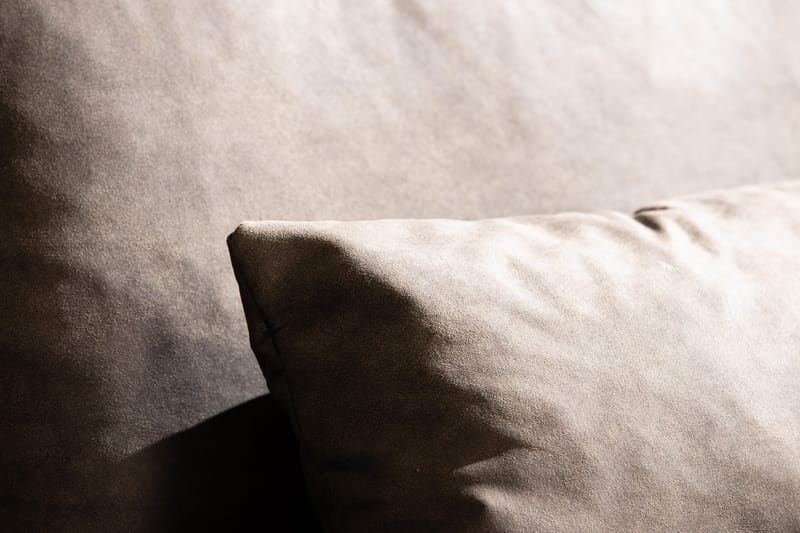 Copenhagen 4-personers Højrevendt L-formet Divansofa i Kunstlæder - Mørkegrå - Møbler - Sofaer - Lædersofaer