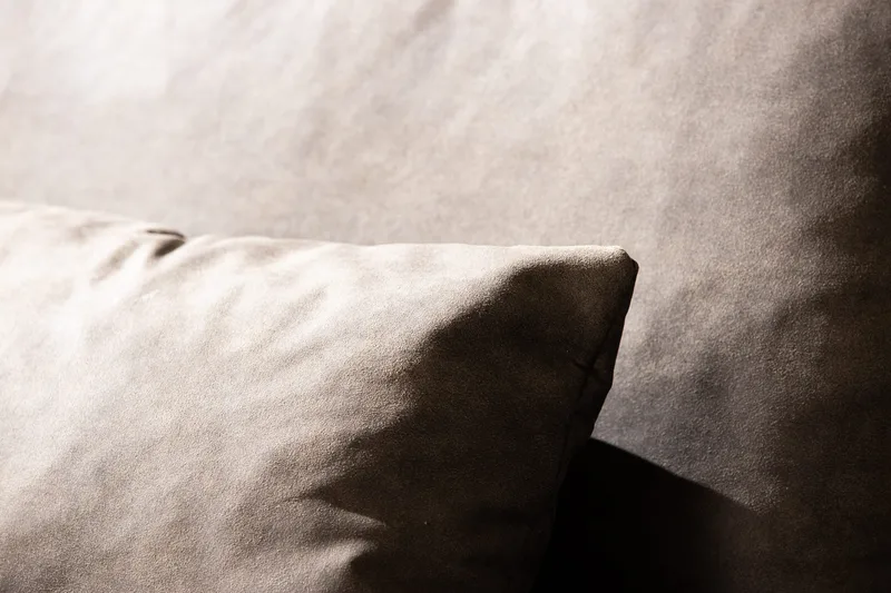 Copenhagen 4-personers Venstrevendt L-formet Divansofa i Kunstlæder - Mørkegrå - Møbler - Sofaer - Lædersofaer