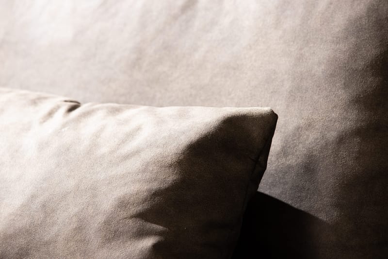 Copenhagen 4-personers Venstrevendt L-formet Divansofa i Kunstlæder - Mørkegrå - Møbler - Sofaer - Lædersofaer