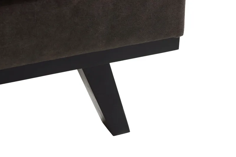 Copenhagen 5-personers Højrevendt U-formet Sofa med Divan og Chaiselong i Kunstlæder - Mørkegrå - Møbler - Sofaer - Lædersofaer