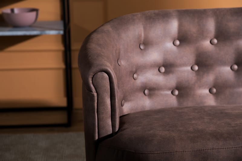Dahlia Siss Sofa - Vintage brun - Lædersofaer - 2 personers sofa