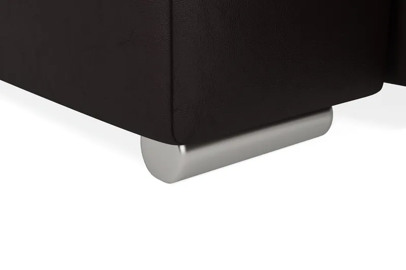 Dynir Stor Hjørnesovesofa Divan med Opbevaring Venstre 350 cm bred - Beige/Brun - Møbler - Sofaer - Lædersofaer