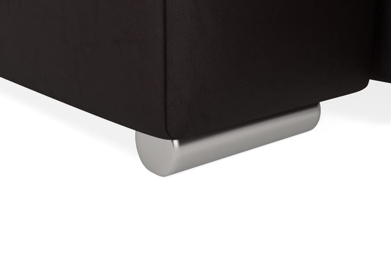 Dynir Stor Hjørnesovesofa Divan med Opbevaring Venstre 350 cm bred - Beige/Brun - Møbler - Sofaer - Lædersofaer