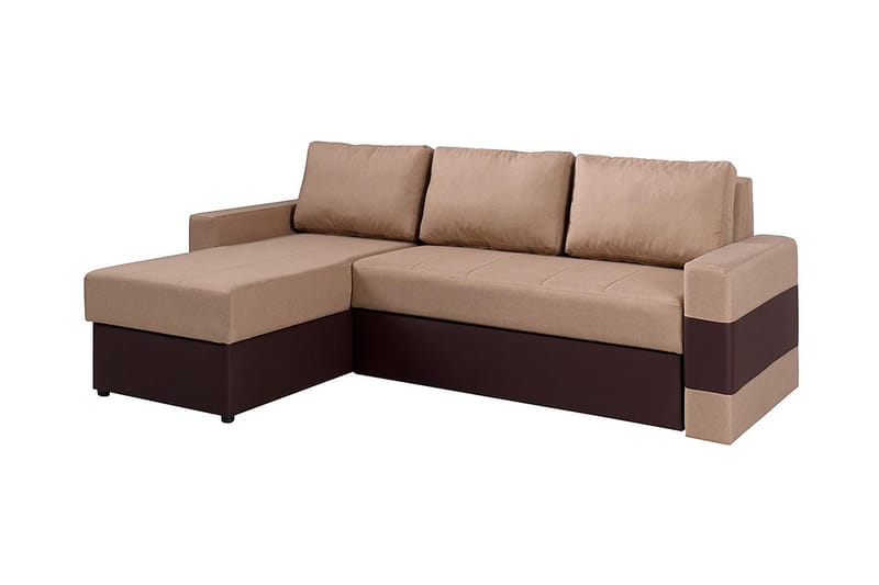 Gordia Sovesofa med diva 234x82x156 cm - Sovesofaer - Sovesofa chaiselong - Lædersofaer