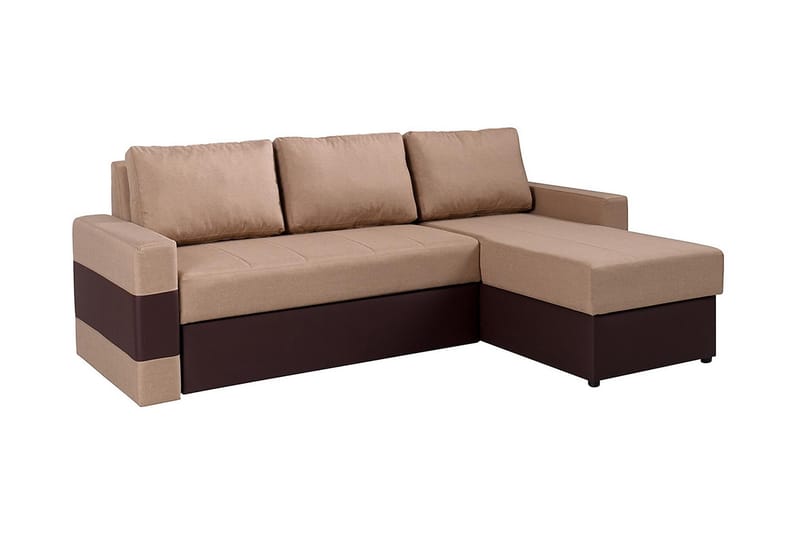 Gordia Sovesofa med diva 234x82x156 cm - Møbler - Sofaer - Lædersofaer