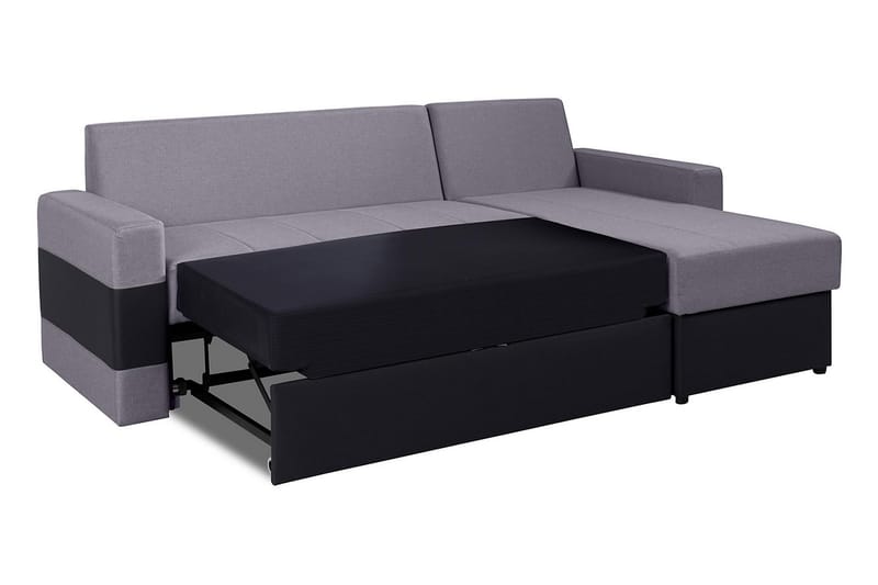 Gordia Sovesofa med diva 234x82x156 cm - Møbler - Sofaer - Lædersofaer