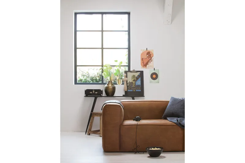 Harlow 3,5-pers Sofa - Cognac - Møbler - Sofaer - Lædersofaer