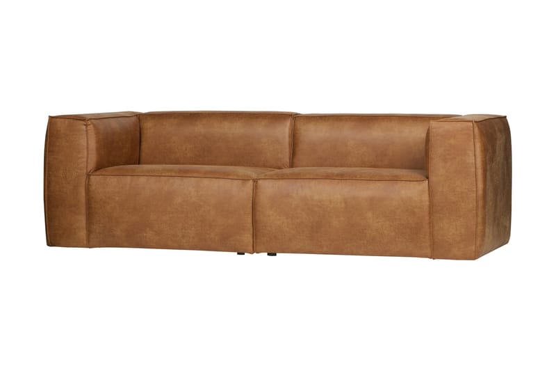 Harlow 3,5-pers Sofa - Cognac - Møbler - Sofaer - Lædersofaer