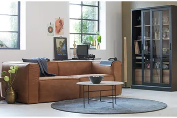 Harlow 3,5-pers Sofa - Cognac - Møbler - Sofaer - Lædersofaer