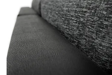 Irja Chaiselong Sovesofa 4-pers Vendbar - Sort - Møbler - Sofaer - Lædersofaer