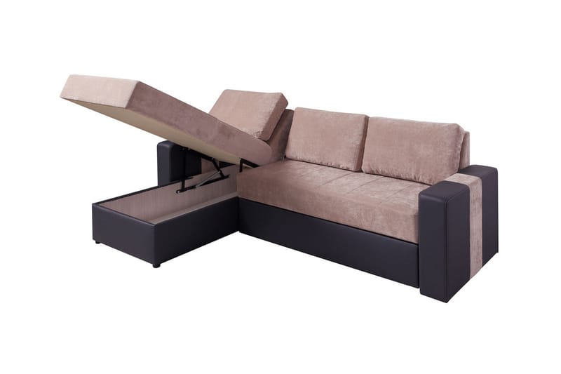 Keisha Sovesofa med diva - Møbler - Sofaer - Lædersofaer