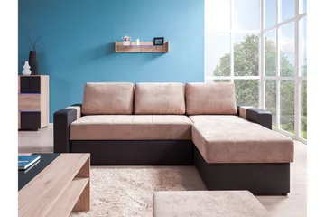 Keisha Sovesofa med diva - Møbler - Sofaer - Sovesofaer - Sovesofa chaiselong
