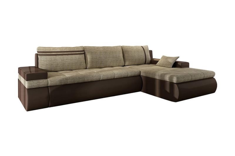 Lavona Chaiselongsovesofa Højre, Beige/Grå