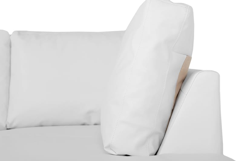 Link 5-personers Højrevendt U-formet X-Large Sofa med Divan og Chaiselong i Stof - Hvid - Møbler - Sofaer - Lædersofaer