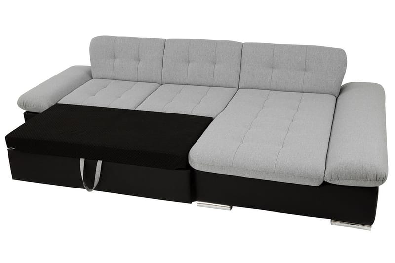 Malwi Sovesofa med diva 278x162x76 cm - Sovesofaer - Sovesofa chaiselong - Lædersofaer - Velour sofaer