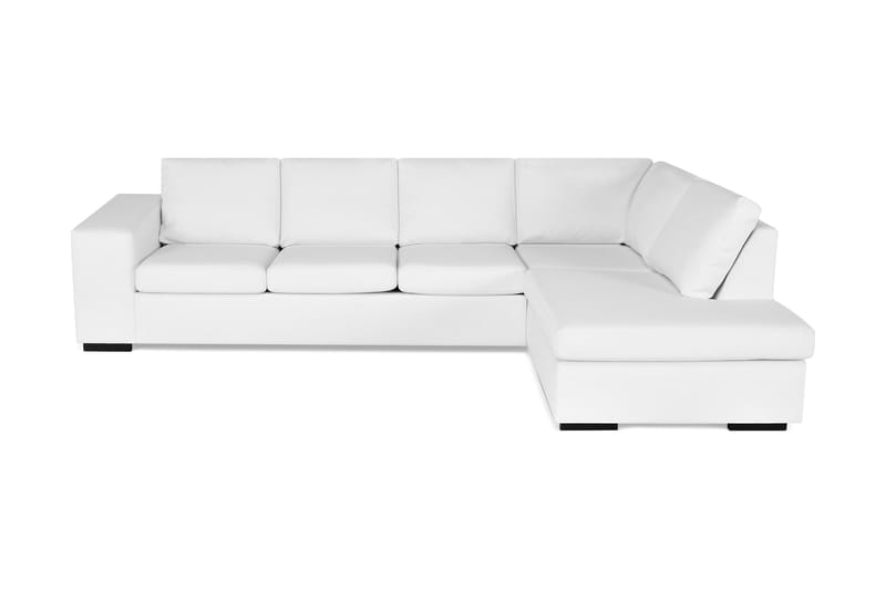 Memphis Sofa med Chaiselong Large Højre Kunstlæder - Hvid - Lædersofaer - Sofa med chaiselong