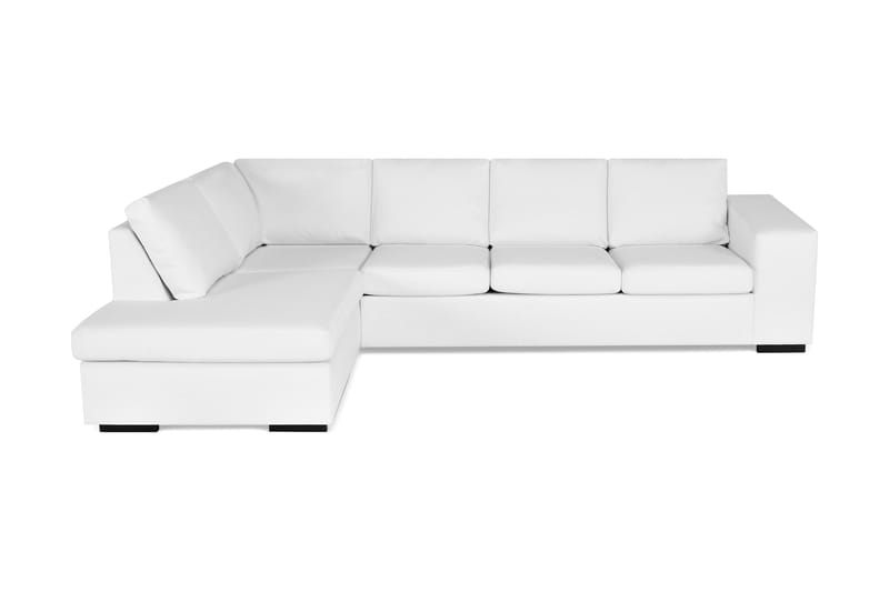 Memphis Sofa med Chaiselong Large Venstre Kunstlæder - Hvid - Sofa med chaiselong - Lædersofaer