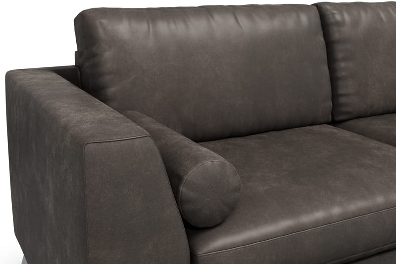 Ocean Lyx 3-personers Sofa i Kunstlæder - Sort - Møbler - Sofaer - 2 personers sofa