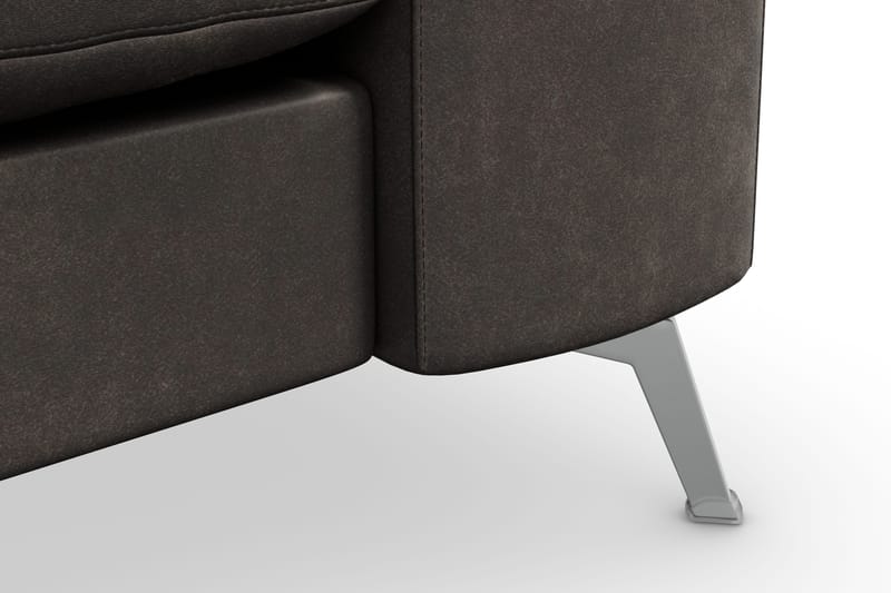 Ocean Lyx 3-personers Sofa i Kunstlæder - Sort - Møbler - Sofaer - 2 personers sofa