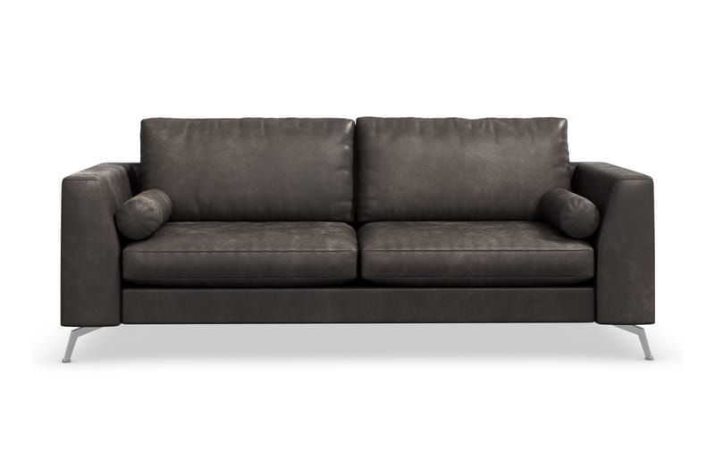 Ocean Lyx 3-personers Sofa i Kunstlæder, Sort