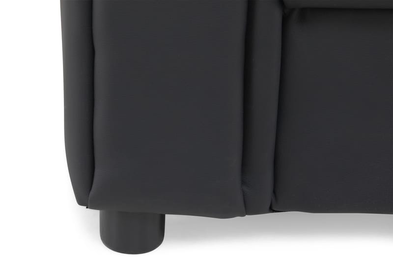 Salvador 3-Pers. Sofa Kunstlæder - Sort/Kunstlæder - Møbler - Sofaer - Lædersofaer