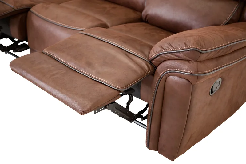 Saranda 3-personers Sofa - Brun - Møbler - Sofaer - 3 personers sofa