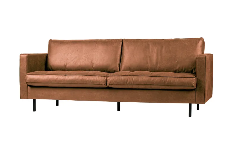 Teton 2,5-pers. Sofa - Brun - Møbler - Sofaer - Lædersofaer