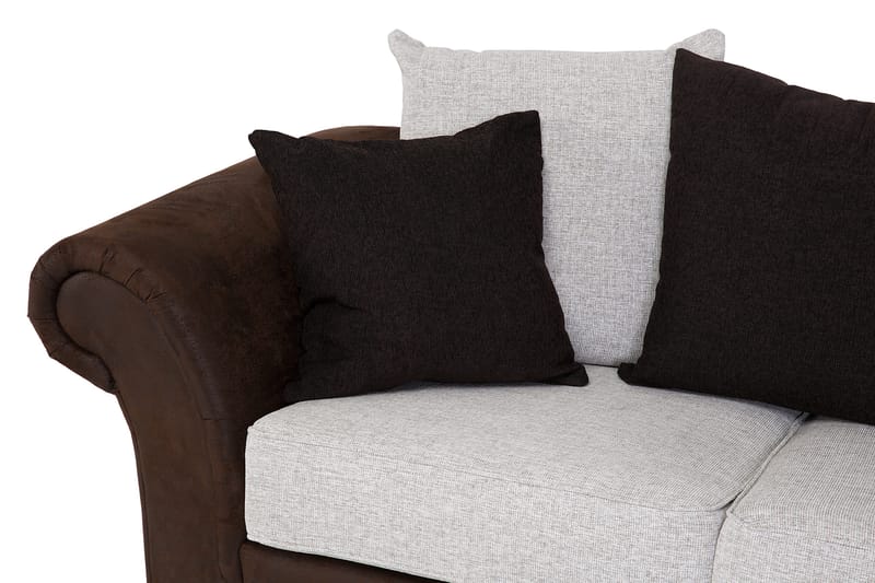 Toronto 2-pers Sofa - Brun/Beige - Møbler - Sofaer - Lædersofaer