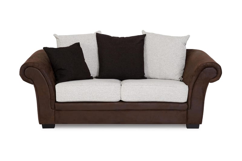 Toronto 2-pers Sofa, Brun/Beige