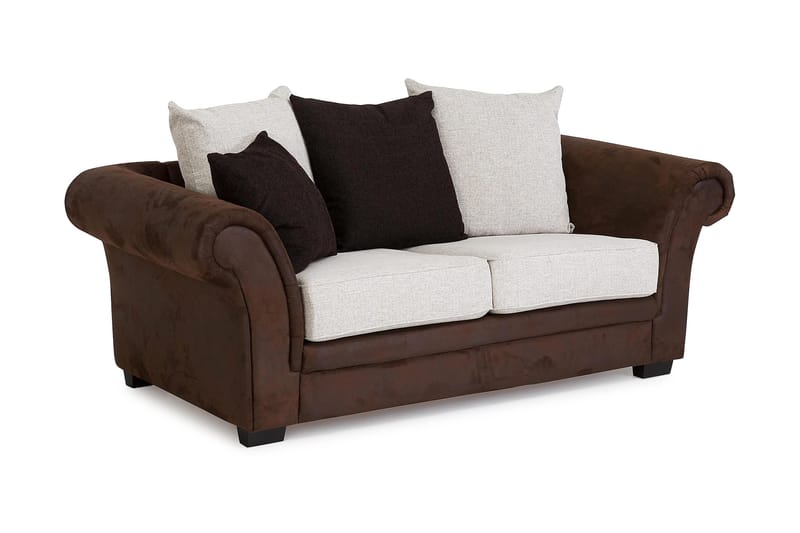 Toronto 2-pers Sofa - Brun/Beige - Møbler - Sofaer - Lædersofaer